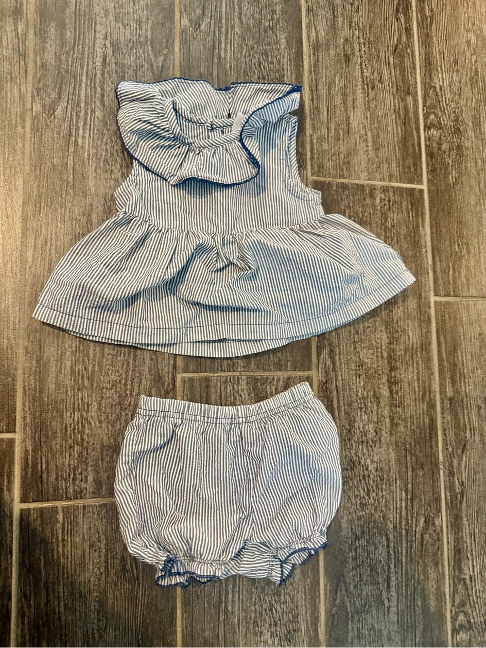 Striped two piece set
